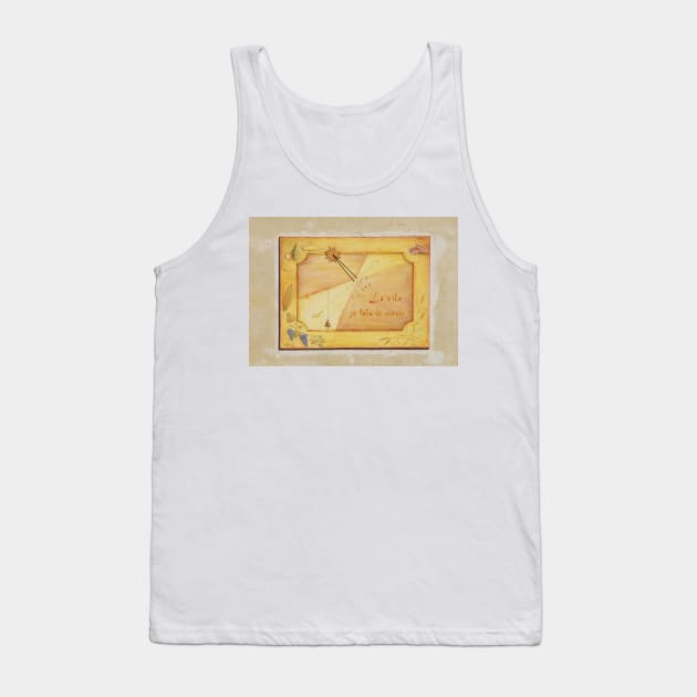 Sundial on Exterior of Friulian Farming Culture Museum Tank Top by jojobob